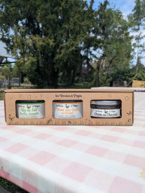 Coffret Douceur Desserts (3 bocaux) - Cadeau Gourmand