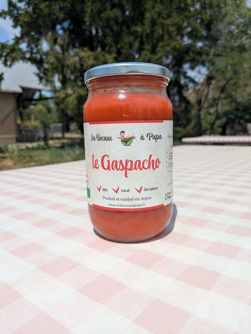 Gaspacho Traditionnel (750g) - Soupe Froide Tomate & Menthe