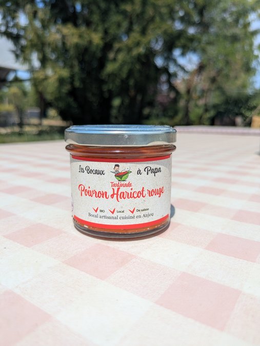 Tartinade Poivrons & Haricots Rouges (100g) - Saveurs Fumées