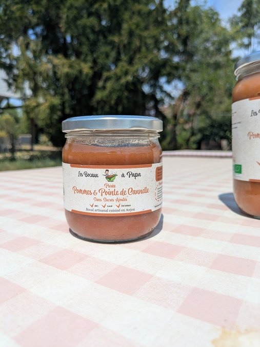 Compote Pommes & Cannelle (360g) - Dessert Rapide Familial