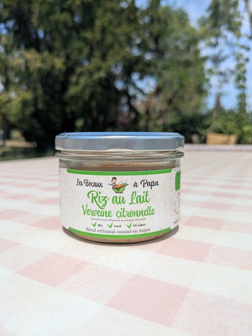 Riz au Lait Verveine Citronnée (170g) - Fraîcheur Subtile
