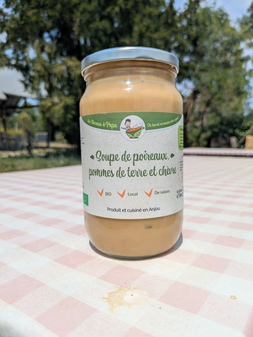 Velouté Poireaux, Pomme de Terre & Chèvre (750g) - Douceur d'Automne