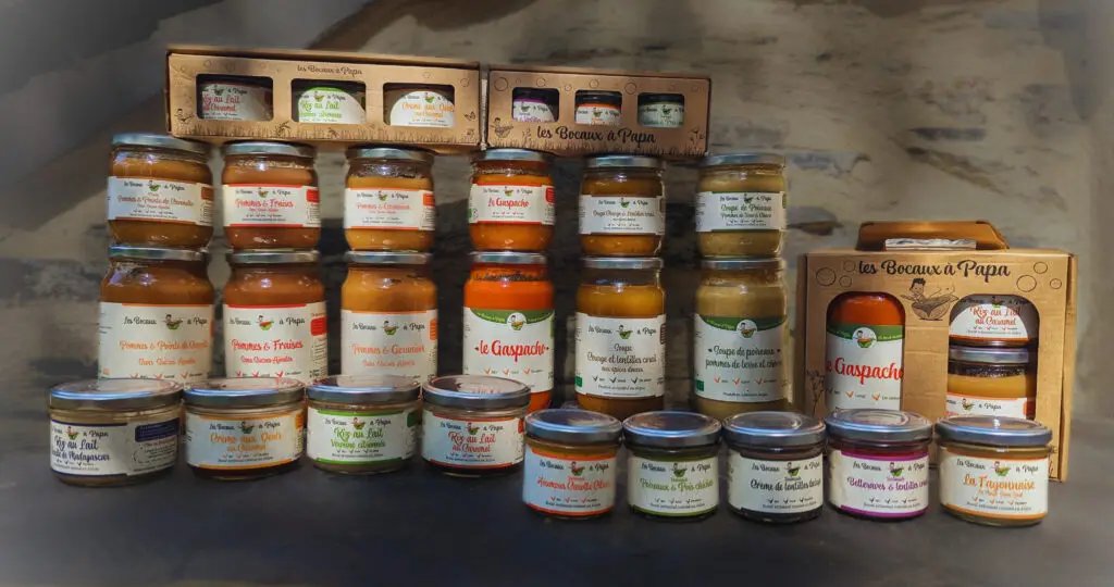 les bocaux à Papa