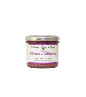Tartinade Betteraves et Lentilles Corail